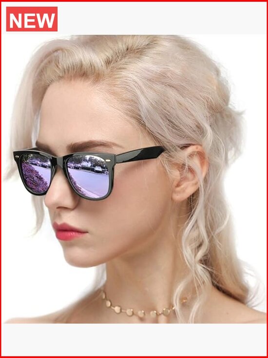 Classic Square Polarized Sunglasses UV Protection main image 4